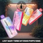 Lost Mary Turbo MT35000 Puffs 50mg Nicotine font image
