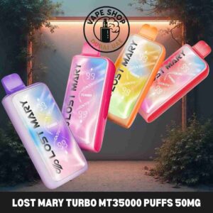 Lost Mary Turbo MT35000 Puffs 50mg Nicotine font image