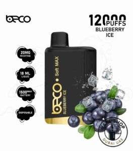 BECO-Soft-Max-12000-Puffs-20MG-Disposable-Vape-Price-in-Dubai-Bluberry-Ice