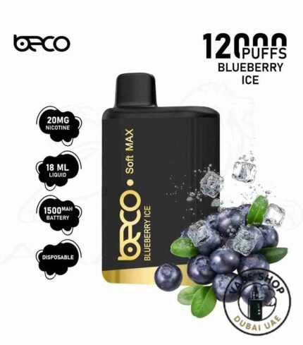 BECO-Soft-Max-12000-Puffs-20MG-Disposable-Vape-Price-in-Dubai-Bluberry-Ice