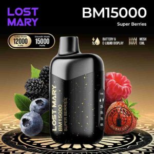 Buy LOST MARY BM15000 Puffs Disposable Vape Price in Dubai Super Berries_14_11zon