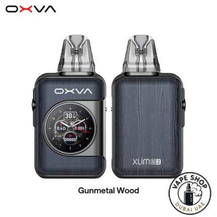 OXVA-Xlim-SQ-Pro-2-Pod-Vape-Kit-Price-in-Dubai-Gunmetal-Wood