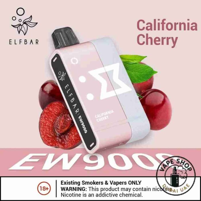 ELF-BAR-EW9000-Prefilled-Pod-Kit-9000-Puffs-50mg-disposable-vape-california-cherry