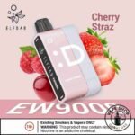 ELF-BAR-EW9000-Prefilled-Pod-Kit-9000-Puffs-50mg-disposable-vape-cherry-strazz