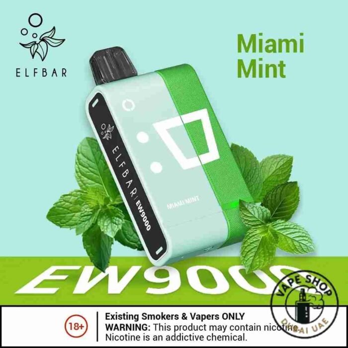 ELF-BAR-EW9000-Prefilled-Pod-Kit-9000-Puffs-50mg-disposable-vape-miami-mint.