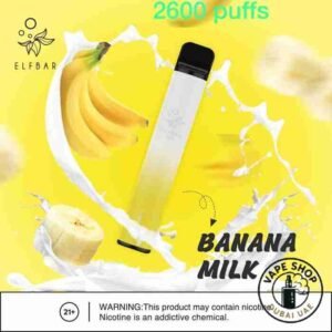 ELFBAR-2600-Puffs-20MG-Disposable-Vape-in-Dubai-BANANA-MILK