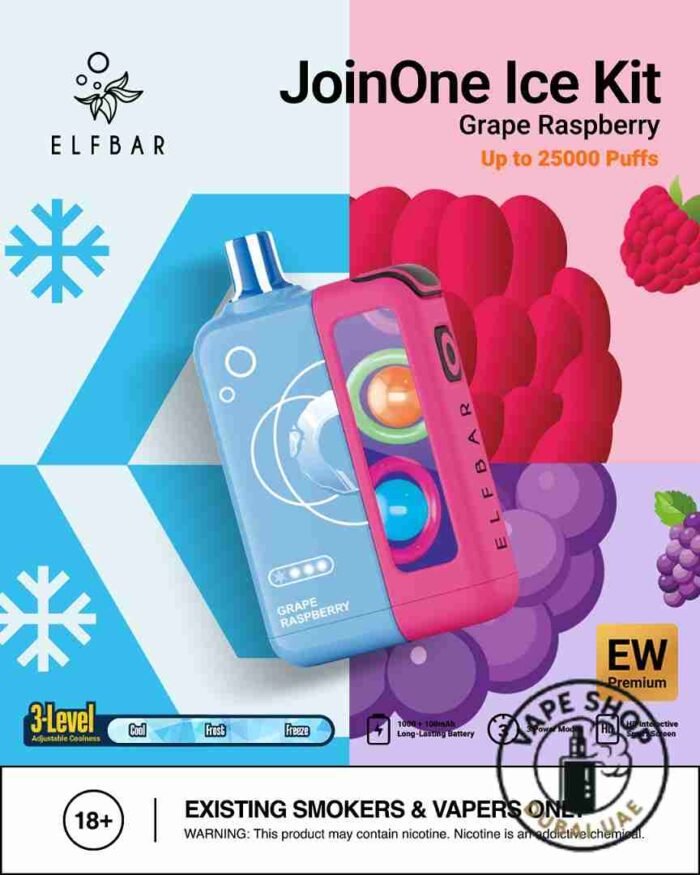 Elf-Bar-ew-25000-Puffs-50mg-Nicotine-Ice-Adjustable-Disposable-Vape-grape-raspberry