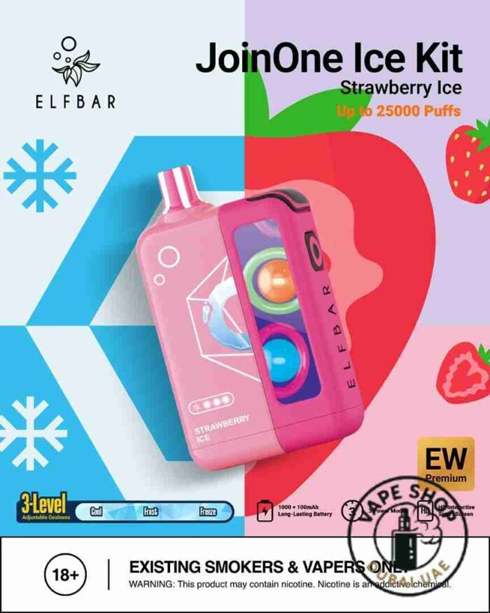 Elf-Bar-ew-25000-Puffs-50mg-Nicotine-Ice-Adjustable-Disposable-Vape-strawberry-ice