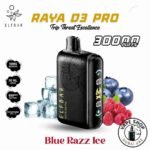 Elfbar Raya d3 pro 30000 puffs 50mg nicotine triple mode disposable Blue-Razz-Ice