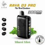 Elfbar Raya d3 pro 30000 puffs 50mg nicotine triple mode disposable Miami-Mint