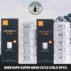 GEEKVAPE Super Mesh X1X2 Coils (New Version) – 5pcspack in Dubai, UAE font iamge