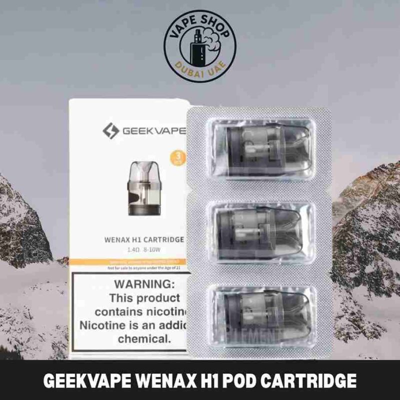 Geekvape Wenax H1 pods review - Geekvape Wenax H1 pod cartridge 3 pieces