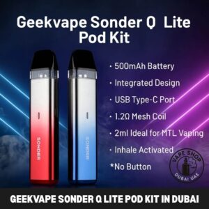 Geekvape Sonder Q Lite Pod Kit In Dubai font image
