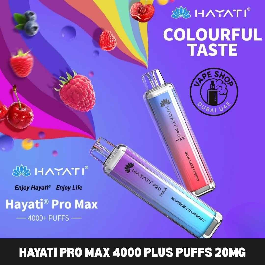HAYATI Pro Max 4000 plus Puffs 20mg font image_22_11zon