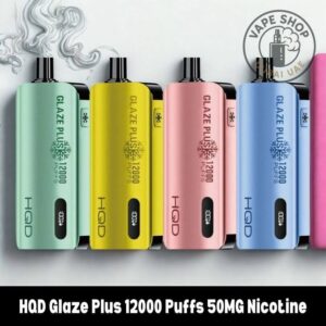 HQD Glaze Plus 12000 Puffs 50MG Nicotine