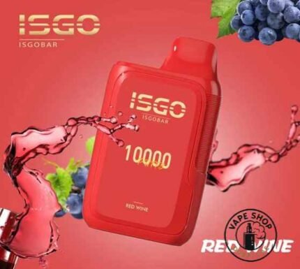 ISGO-BAR-10000-Puffs-5-nicotine-Disposable-Vape-In-Dubai-RED-WINE