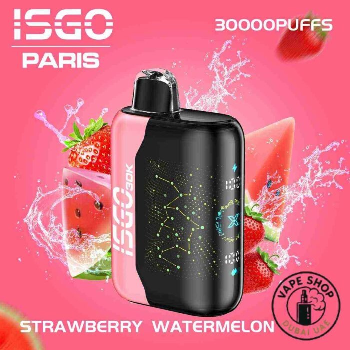ISGO-PARIS-X-30000-Puffs-Price-in-Dubai-STRAWBERRY-WATERMELON