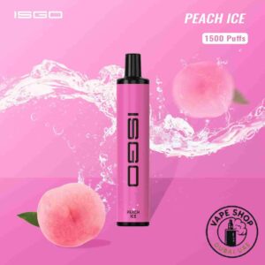 ISGO-Paris-1500-Puffs-Disposable-Vape-in-UAE-PEACH-ICE