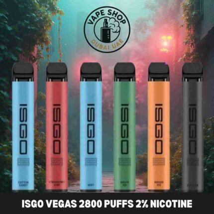 ISGO-VEGAS-2800-Puffs-2-nicotine-disposable-vape-in-dubai-UAE