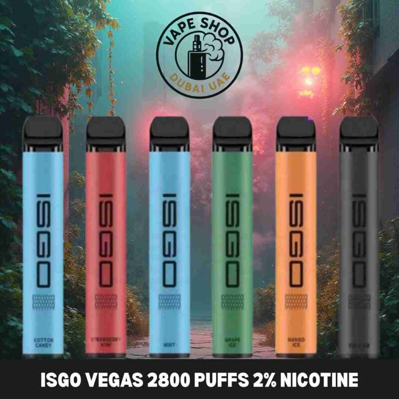 Isgo Vegas 2800 review - Isgo Vegas 2800 puffs 2 percent nicotine disposable vape