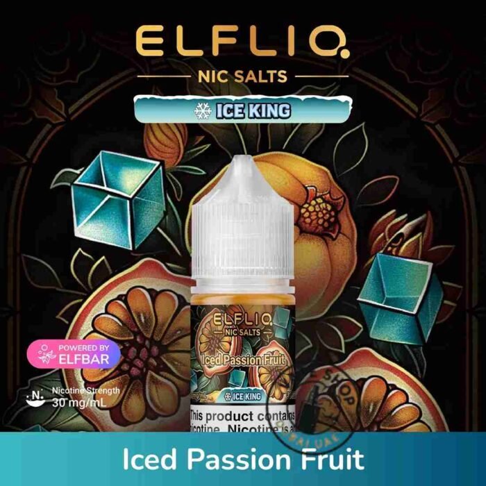 Iced-Passion-Fruit-Elfliq-Salt-Nicotine-30ml-Ice-King-by-Elfbar-in-Dubai-UAE
