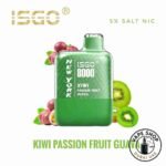 Isgo-New-York-8000-Puffs-Rechargeable-Disposable-Vape-In-UAE-KIWI-PASSION-FRUIT-GUAVA