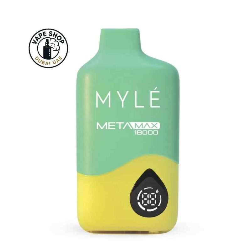 MYLE-META-MAX-18000-Puffs-Disposable-Vape-Price-in-Dubai-Lemon-Mint