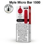 Myle Micro Bar 1500 puffs 2% red apple