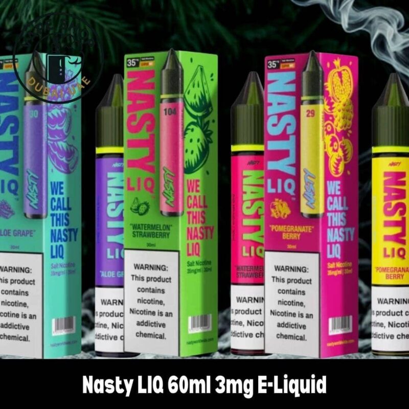 Nasty LIQ 60ml e-liquid review - Nasty LIQ 60ml 3mg freebase e-liquid