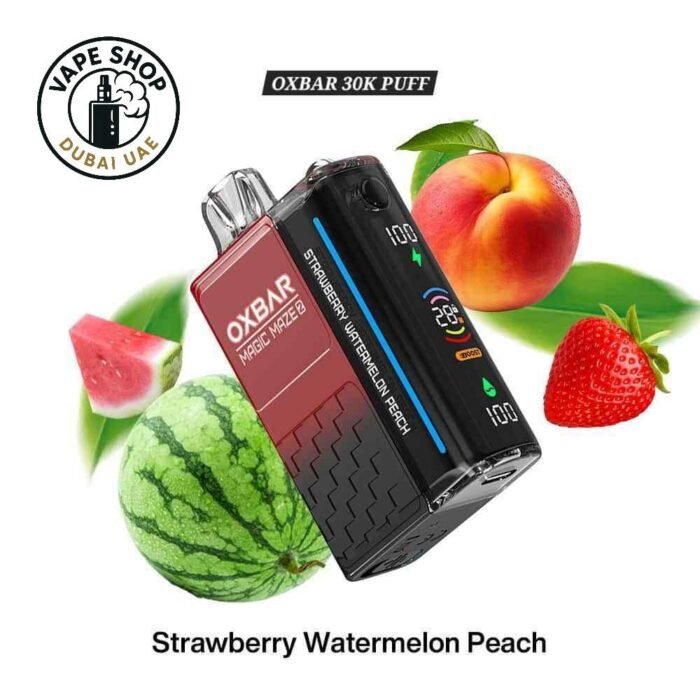 OXBAR-Magic-Maze-2-Price-in-Dubai-STRAWBERRY-WATERMELON-PEACH