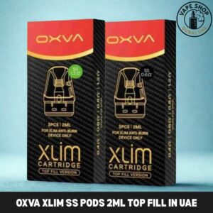 OXVA Xlim SS Pods 2ml Top Fill In UAE font image