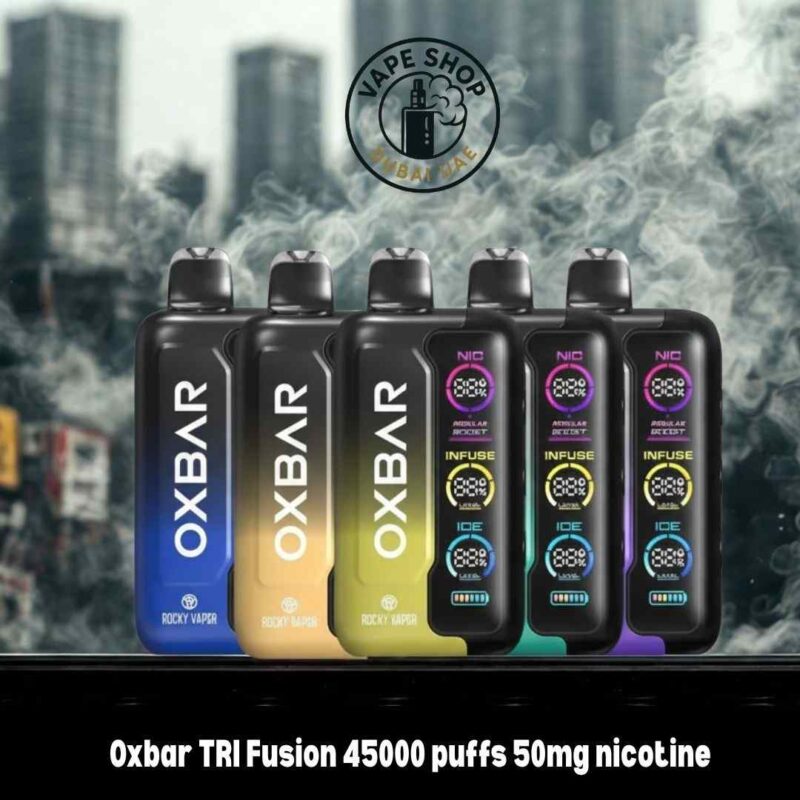 Oxbar TRI Fusion 45000 review - Oxbar TRI Fusion 45000 puffs 50mg disposable vape