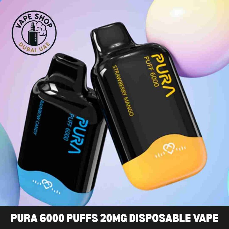 PURA 6000 review - PURA 6000 puffs 20mg rechargeable disposable vape