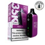 Pod Salt 35,000 Puffs Disposable Vape - Grape Ice