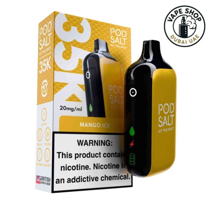 Pod Salt 35,000 Puffs Disposable Vape - Mango Ice