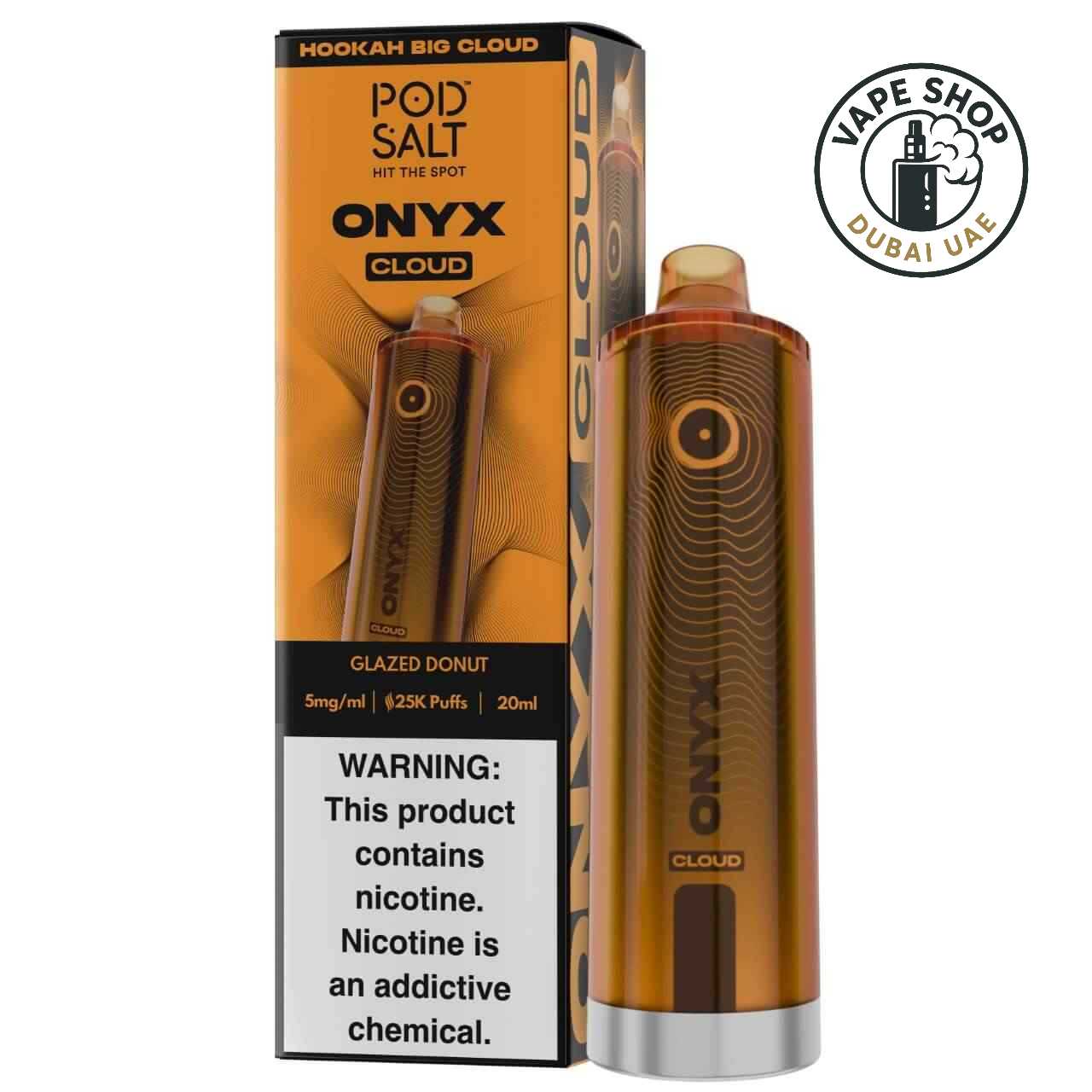 Pod_Salt_Onyx_Cloud_25K_Puff_Shisha_Disposable_Glazed_Donu__70003