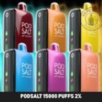 Podsalt 15000 Puffs 2% (20mg) Nicotine Disposable (1)