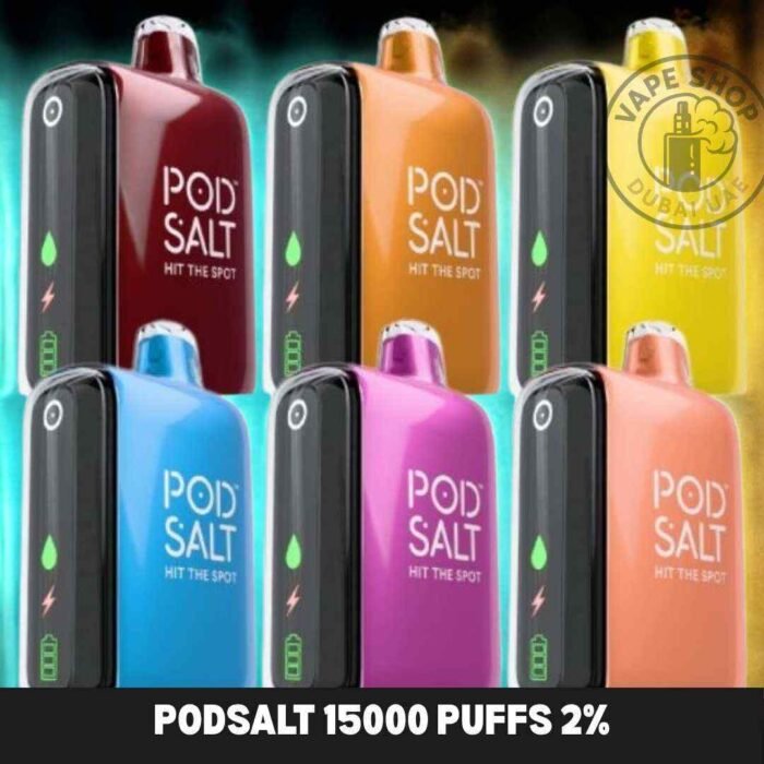 Podsalt 15000 Puffs 2% (20mg) Nicotine Disposable (1) Podsalt 15000 Puffs 2% (20mg) Nicotine Disposable (1)
