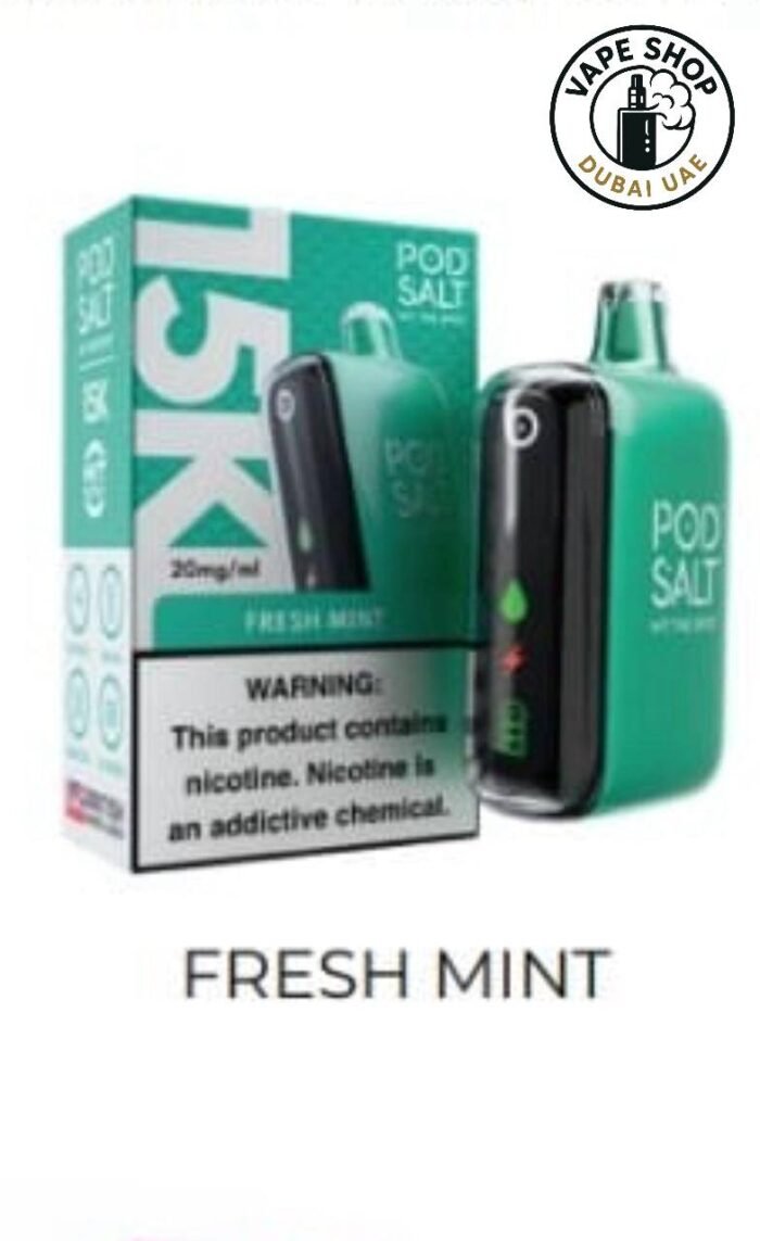 Podsalt-15000-Puffs-2-Nicotine-Disposable-Fresh-Mint