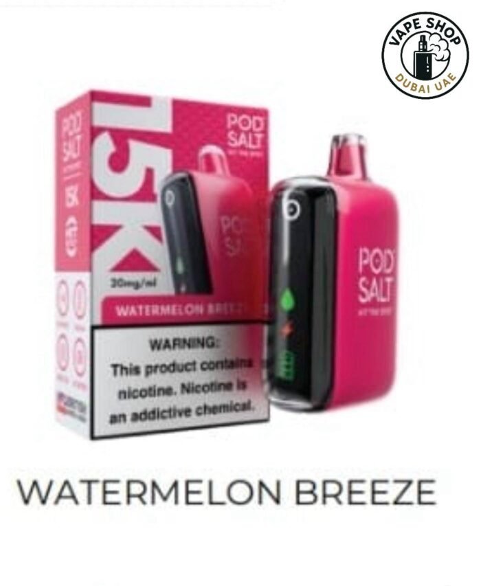 Podsalt-15000-Puffs-2-Nicotine-Disposable-Watermelon-Breeze