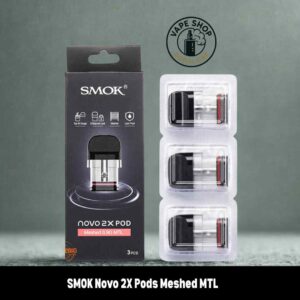 SMOK Novo 2X Pods Meshed MTL 0.8ohm & 0.9ohm Replacement Pods in Dubai, UAE