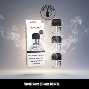 SMOK Novo X Pods DC MTL & Meshed Pod Cartridge 2ml Replacement Pods in Dubai, UAE – 3 Pieces Per pack