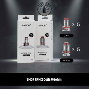SMOK RPM 2 Coils 0.6ohm DC MTL & 0.16 Meshed Replacement Coils in Dubai, UAE – 5 PCS Per Pack