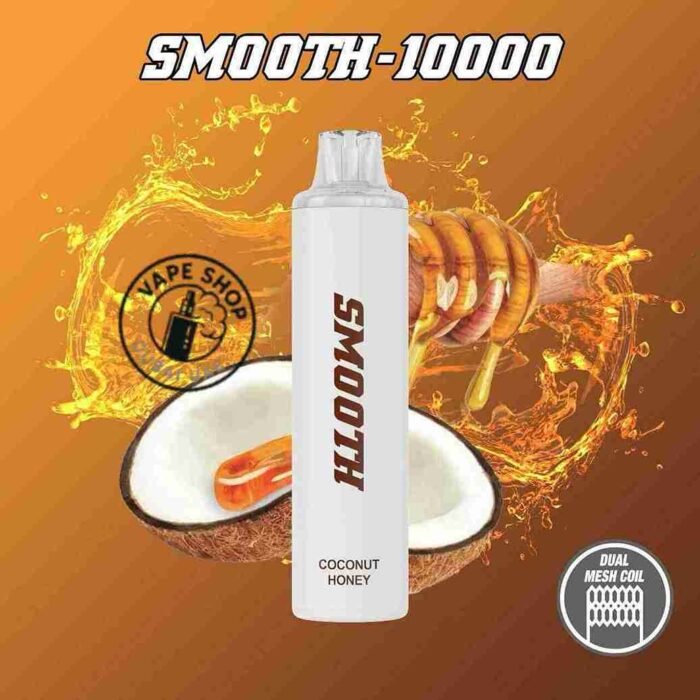 SMOOTH 10000 Puffs 20MG Disposable Vape Price in Dubai COCONUT HONEY_4_11zon