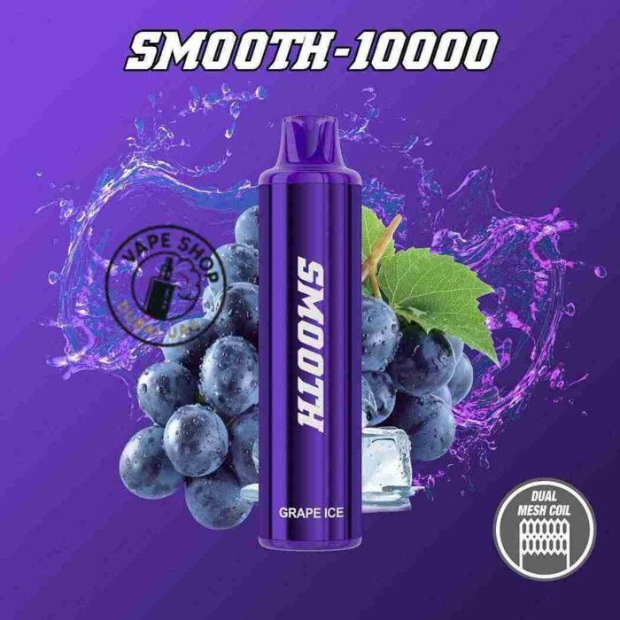 SMOOTH 10000 Puffs 20MG Disposable Vape Price in Dubai GRAPE ICE_6_11zon