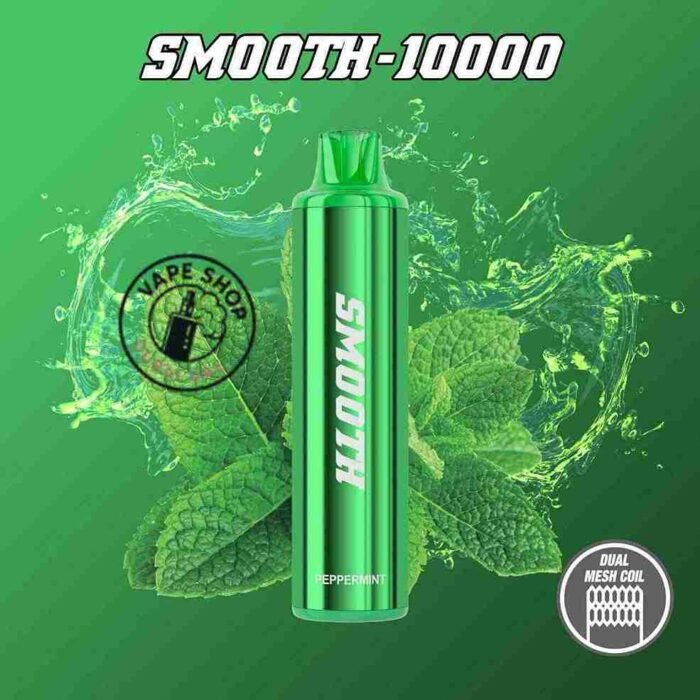 SMOOTH 10000 Puffs 20MG Disposable Vape Price in Dubai PEPPERMINT_9_11zon