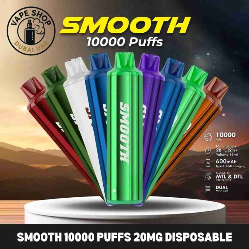 Smooth 10000 review - SMOOTH 10000 puffs 20mg disposable vape