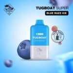 Tugboat Super 12000 Puffs Blue Razz ice