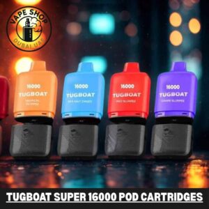 Tugboat Super 16000 Pod Cartridges 5%Nicotine Disposable