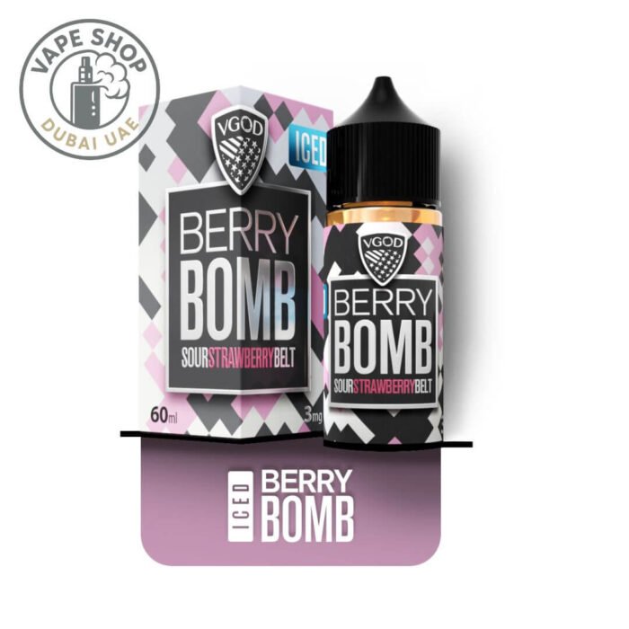 GOD 60ml E-Liquid 3MG E-Juice Berry Bomb Ice